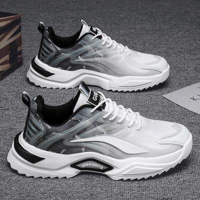 Spring Men's Shoes New Style Student Sports and Casual Teenager Mesh Daddy Versatile Trendy Shoes Breathable Shoes for Men