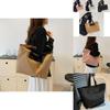 Stylish And Simple Large Capacity Tote Bag For Women Trendy Shoulder Bag Nylon