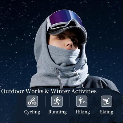 Cycling Balaclava 3-in-1 Windproof Protection Hat Mask Neck Warmer For Skiing Running Outdoor Sports Cold Weather Essential