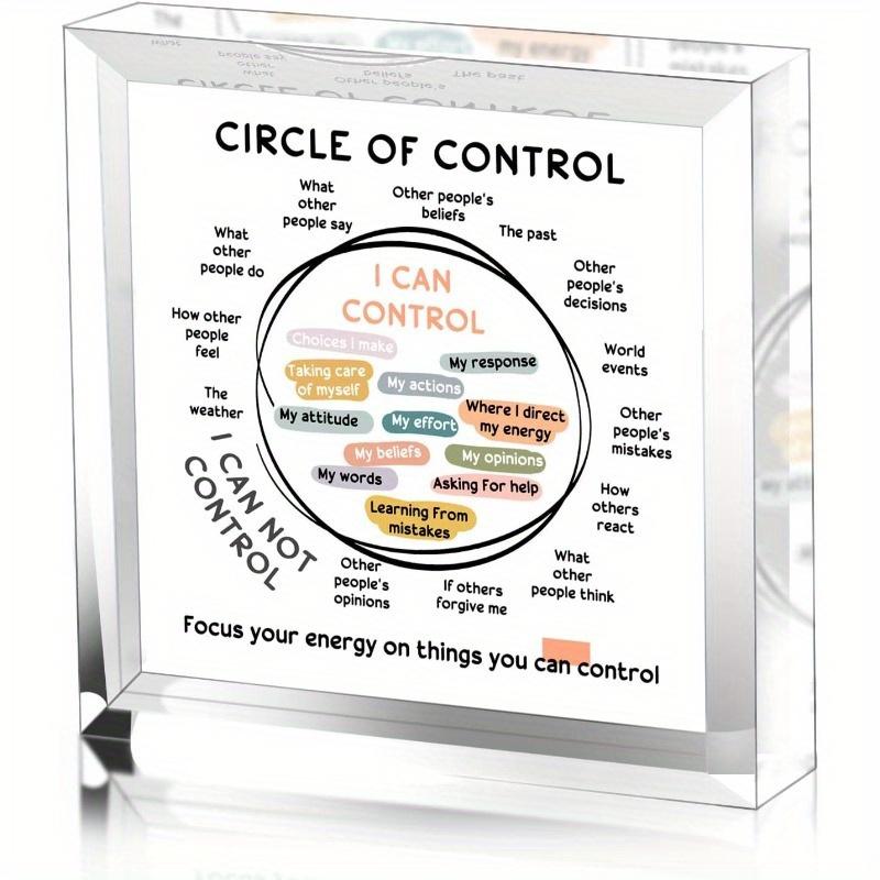 

Декор «Вещи, которые я могу контролировать» для ментального здоровья - Акриловые подарки для терапевтического кабинета - Декор в стиле психологии для кабинета лечения, офиса, школы чистый
