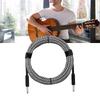 Guitar Noise Reduction Cable 3 Meters Black White Pure Copper Core Guitar Audio Extension Cable for Bass