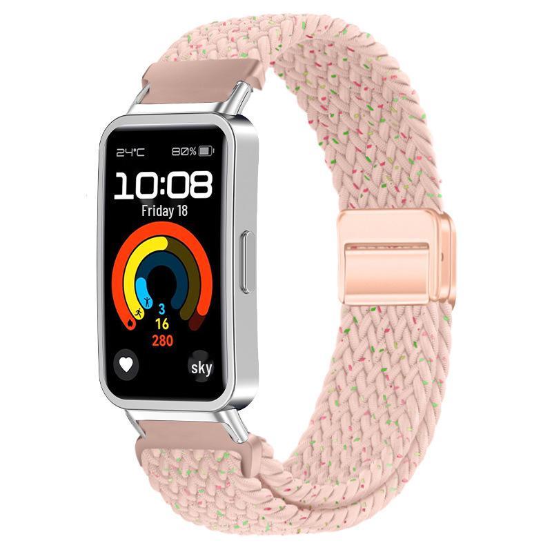Compatible Nylon Woven Magnetic Buckle Strap for Huawei Band 11/11 Pro & Xiaomi Band 9/10