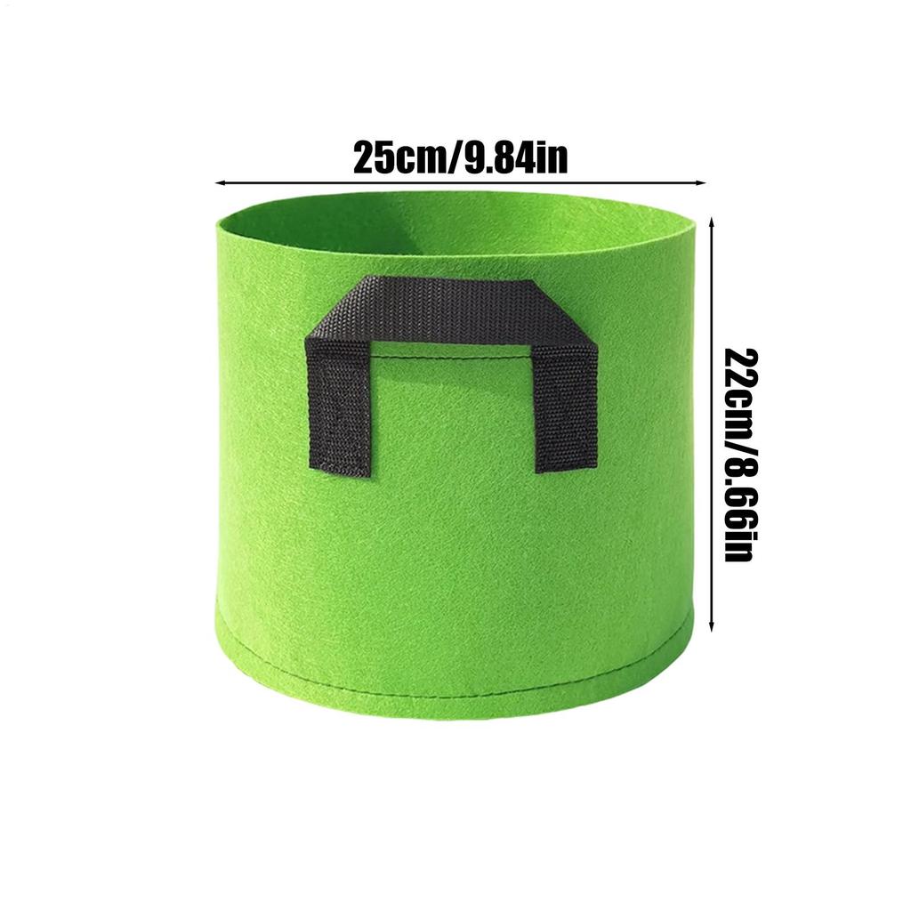 Grow Bags 3 Pieces Large Non Woven With Handles Planter Bags Planting Fabric Pots For Flower Vegetable Potato Tomato Growing