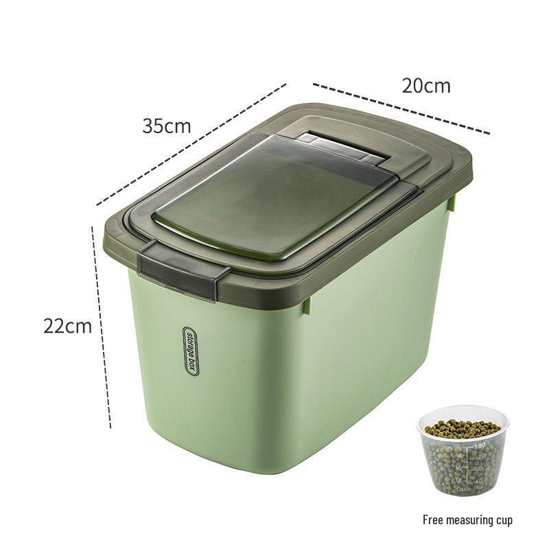 Moisture-Proof Insect-Resistant Rice Storage Jar for Home Kitchen.