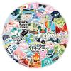 10/30/50pcs Aesthetic Outdoor Travel Landscape Stickers Hiking Camping Decals Skateboard Phone Guitar Cartoon Sticker Decoration