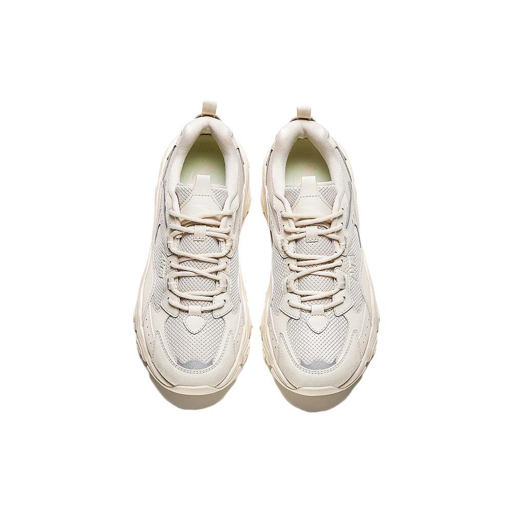 New Anta Meteorite Anti Slip Wear Resistant Low Top Casual Shoes Women's White 122348851-3