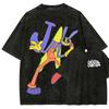 Tricou spălat pentru iubitorii de anime The Amazing Digital Circus Îmbrăcăminte pentru tot anul personalitate de înaltă calitate Haine Mărimi mari Unisex Model nou Tricou pentru cupluri