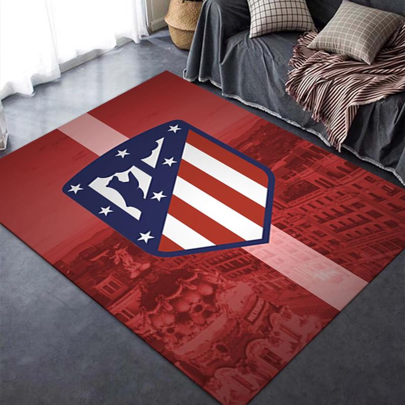 Atletico Madrid Carpet Rug for Living Room Bedroom Home Sofa Decoration,Kids Play Non-slip Floor Mat