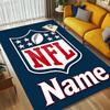Custom Nfl Fan Area Rug Living Room Nonslip Soft Carpet For Bedroom Game Playroom Sofa Office Home Decor Doormat Christmas Gift C103109