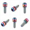6PCS Rainbow Bicycle Fixing Bolt M5 X 18mm M5 Stem Bolts Bike Stem Screw  Bicycle Maintenance