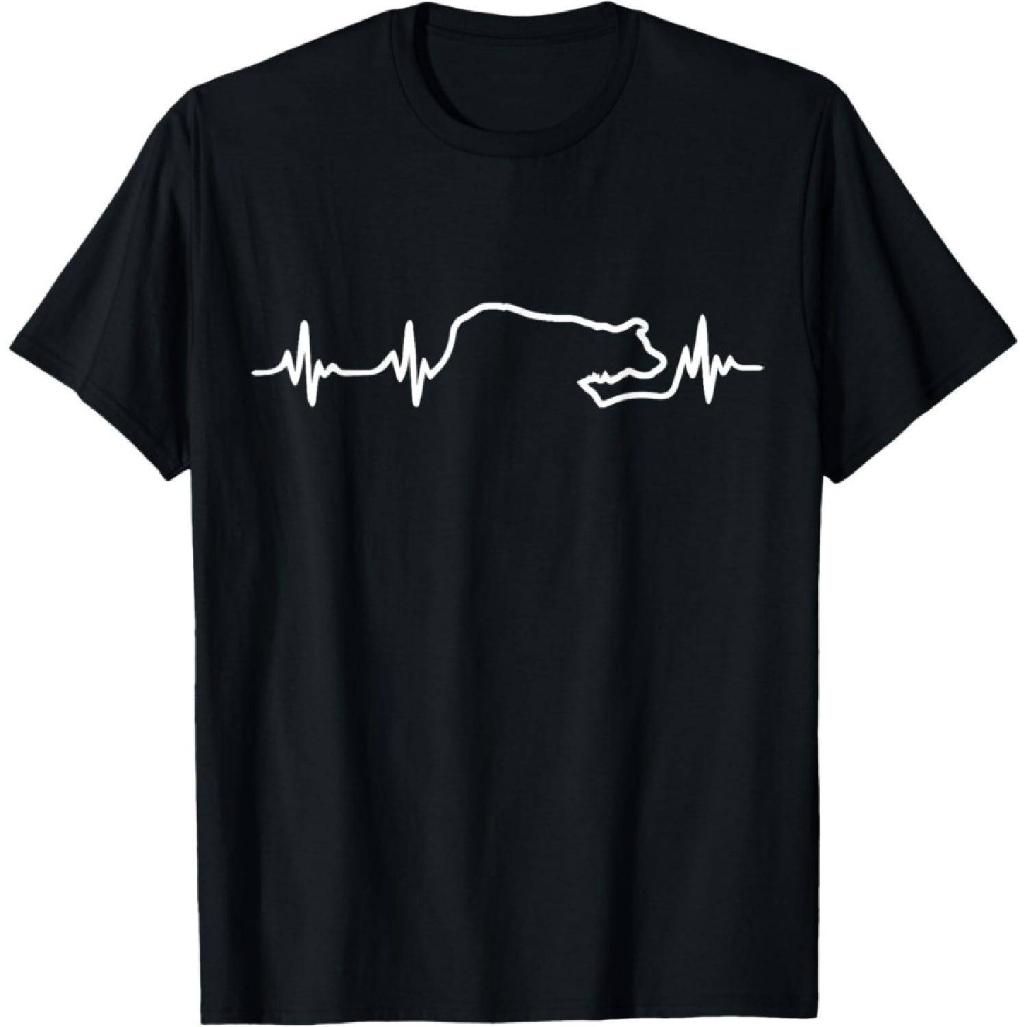 Border Collie Heartbeat T-Shirt T-Shirt S