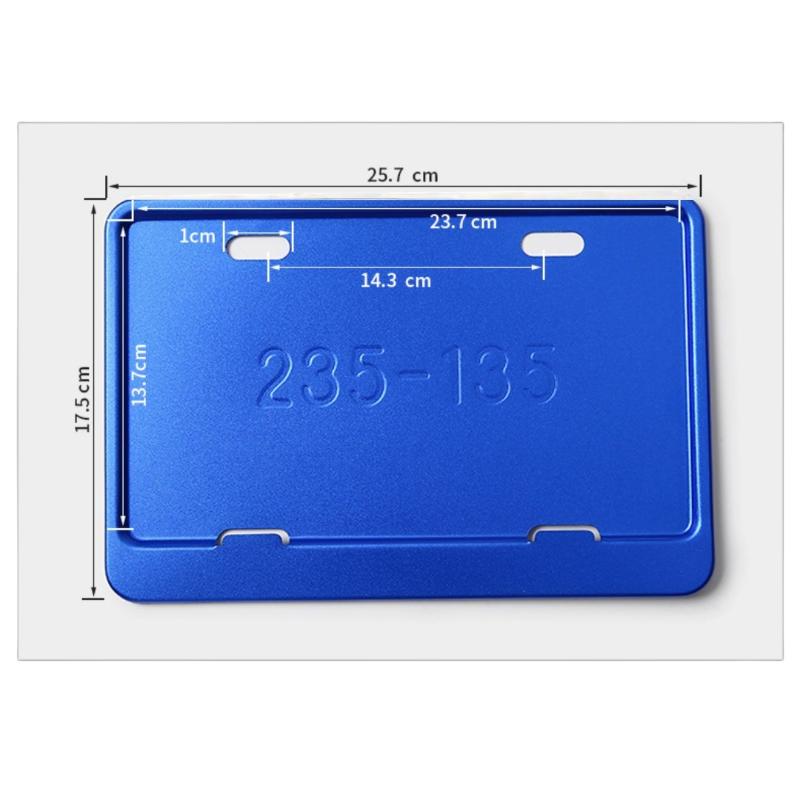 1Pcs Philippine License Plate Holder Aluminum Alloy Motorcycle License Plate Cover For Motorcycle Lto Plate