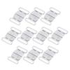 Metal Bra Strap Adjuster 25mm Bra Slide Buckle Rings for Zippers for Clothes and Bikini Accessories