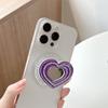Japanese Small Fresh Glitter, Sequined Love Mirror, Mobile Phone, Airbag Bracket, Rhinestone, Magnetic Paste, Desktop Support Frame