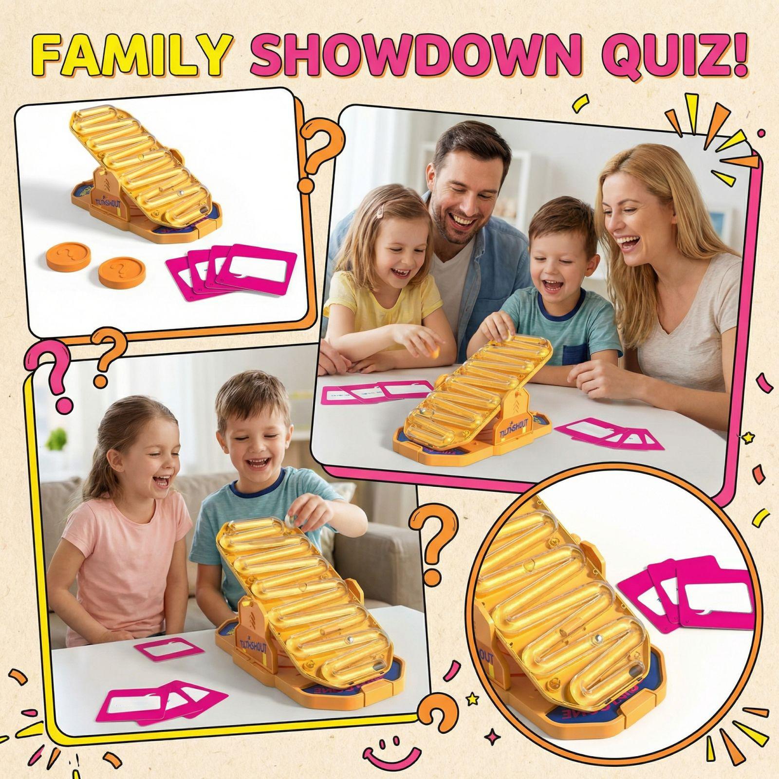 Fast-paced Family Board Game For Adults And Children | Loud Shouting Quiz Party Game With Various Categories And Rewards One Size