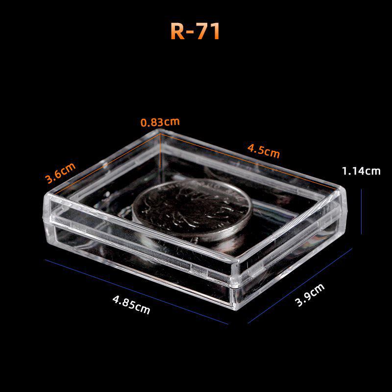 High-Transparency Acrylic Display Box - Compact, Mini, and Ultra-Clear Storage Box