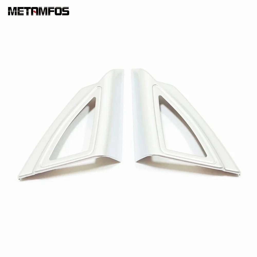 Accessories For Toyota Highlander Kluger XU70     2024 Matte Front Window Interior A Pillar Triangle Cover Trim ABS Matte Plastic