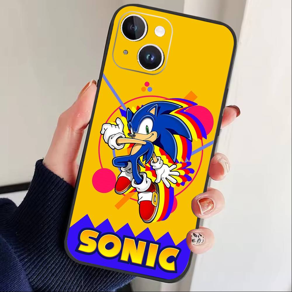 P-Shadow the Hedgehog Phone Case For iPhone 16,15,14,13,12,17,Pro Max,Plus Silicone Black Case