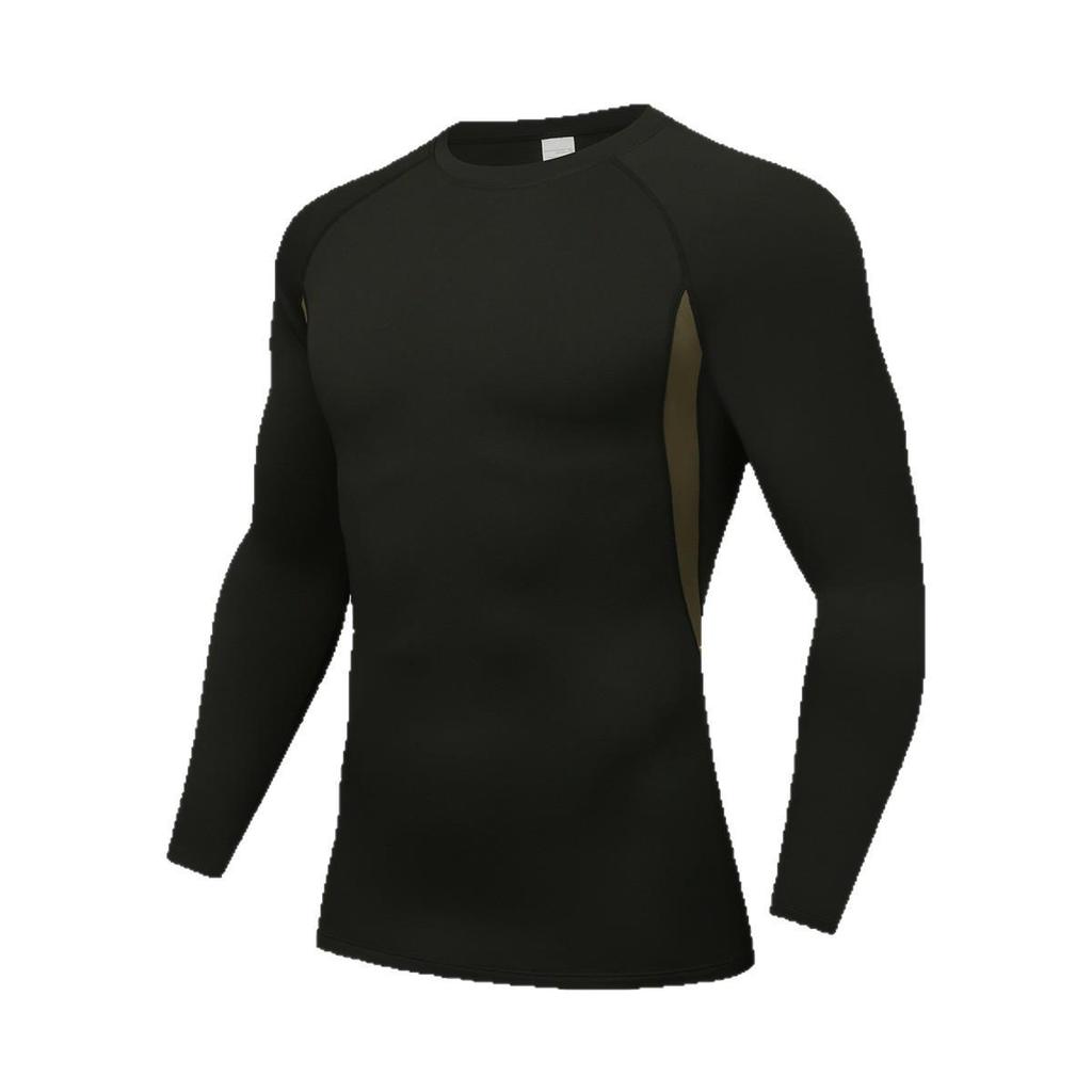 Men's Quick-Dry Fleece-Lined Base Layer for Outdoor Sports, Hiking, Mountaineering, Skiing, and Fitness