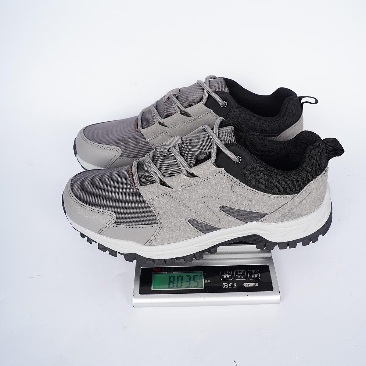 

Low-top comfortable non-slip and wear-resistant mountaineering shoes outdoor mesh off-road hiking soft-soled cushioning sneakers 41 серый