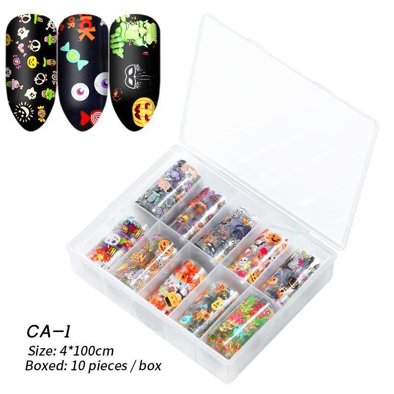 Nail Halloween Nail Art Star Sticker Set Nail Sticker Transfer Paper Christmas Nail Sticker