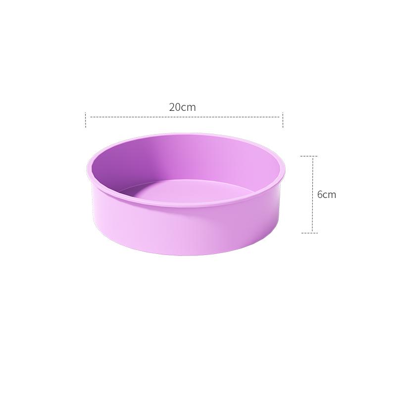 Multi-size silicone cake pans for baking, round cake molds silicone baking pans non-stick quick demoulding suitable for cheeseca