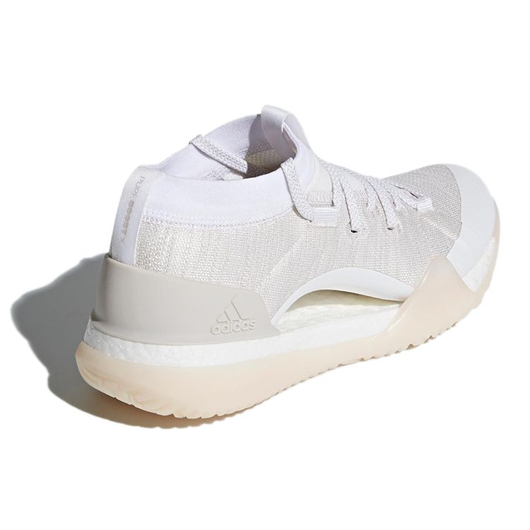 Adidas Pureboost X 3.0 Simple Fabric Durable Breathable Mid-Top Training Running Shoes Women Sneakers White CG3529