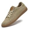 Men's Shoes Leather Soft Sole Small Size Retro Casual Shoes 36 Versatile Fashion Trend Board Shoes Men Large Size Leather Shoes Men
