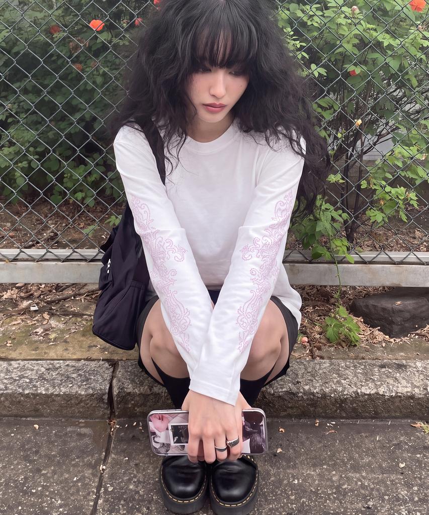 GRAVER ORDINARY [Odnr Unisex] Sim Sleeve Long Sleeve T-Shirt_3Color