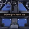 Eco-friendly, odorless, non-slip, wear-resistant TPE car mats for Zeekr 01, fully enclosed and integrated molding.