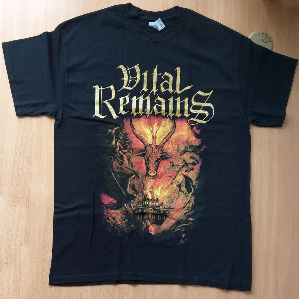 Unisex Short Sleeve Crew Neck Cotton T Shirt Vital Remains Dawn Of The Apocalypse S