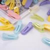 Korean Minimalist Macaron Color Geometric Duckbill Hair Clip for Kids