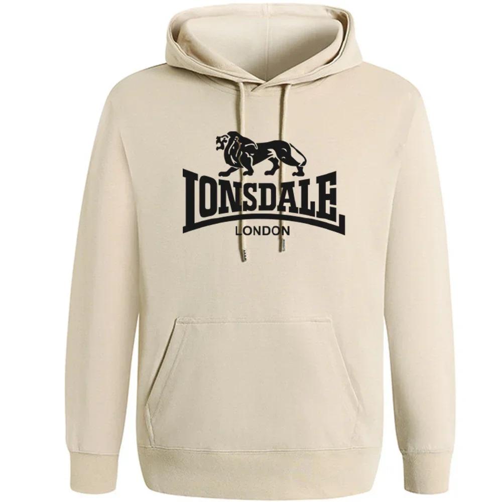 Mikiny s levom potlačou pre mužov, Neformálne mikiny, Hip Hop Streetwear, Vlnený pulóver, Športové Oblečenie, Nová Móda, Jeseň