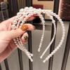 Pearl Headdress Hair Accessories Headband Handmade Beaded Headdress Girls Fashion Hairpin