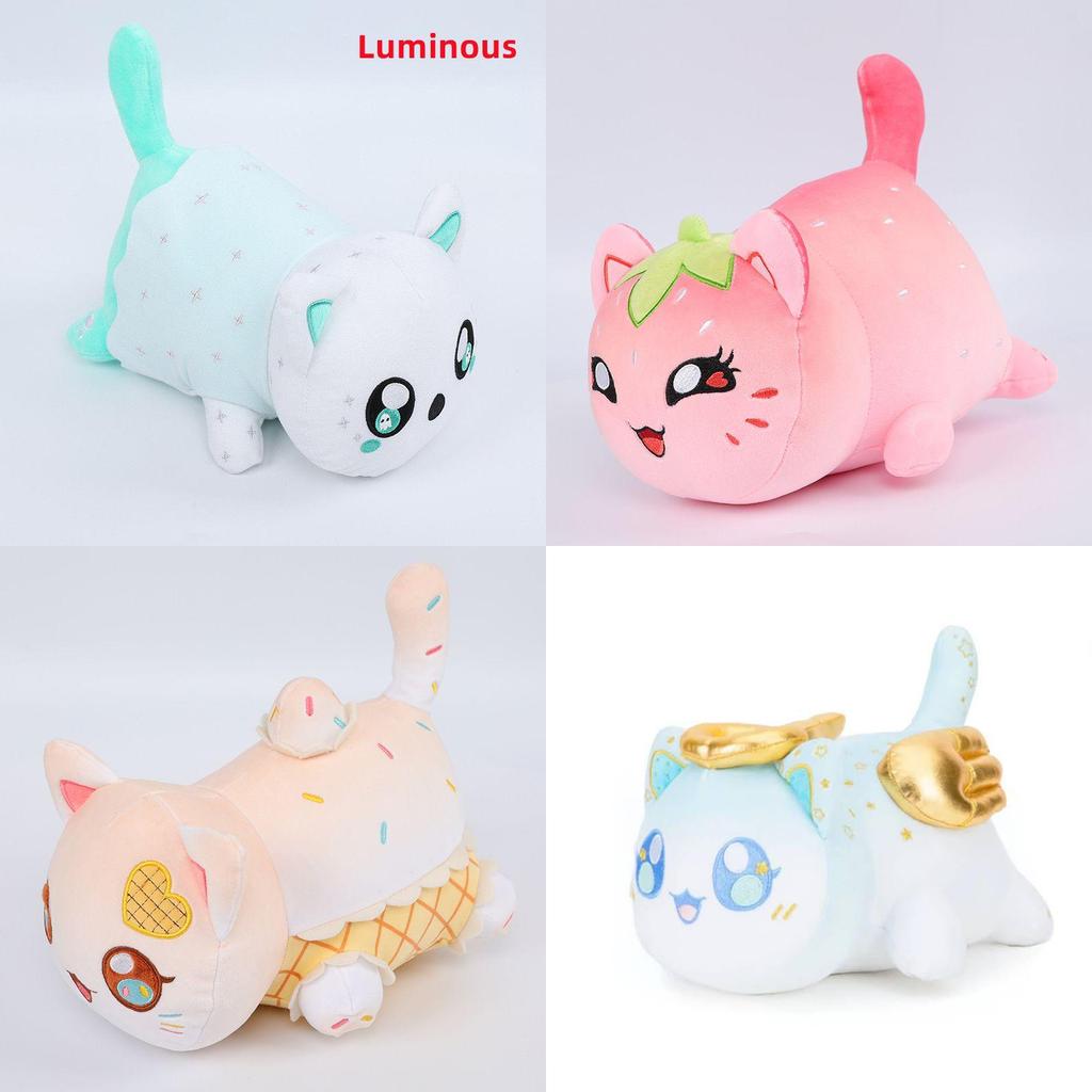 Cute Aphmau Cat Plush Toy Soft And Luminous Stuffed Pillow For Fans Collectors And Kids