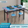 Thickened Stainless Steel Integrated Canteen Dining Table