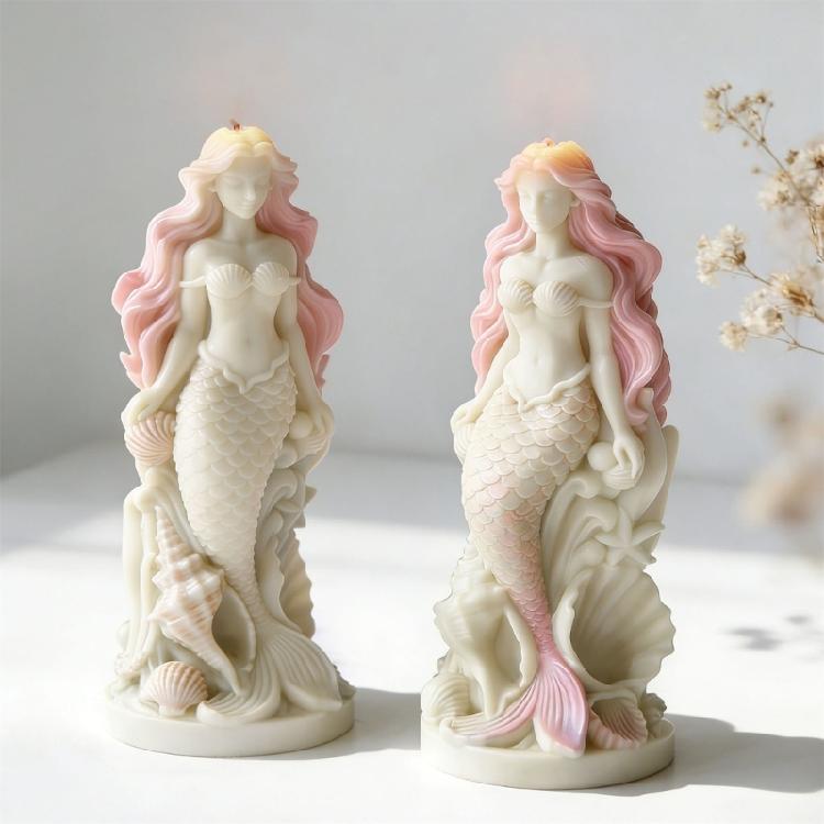 Stampo in Silicone Sirene Ideale Per Candele Saponi Artigianali E Artigianato Decorativo