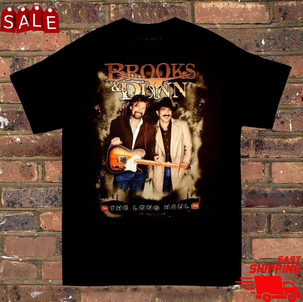 Brooks amp; Dunn concert tour TShirt Cotton Tee All Size S5XL  20D1505 Unisex T-Shirt XL