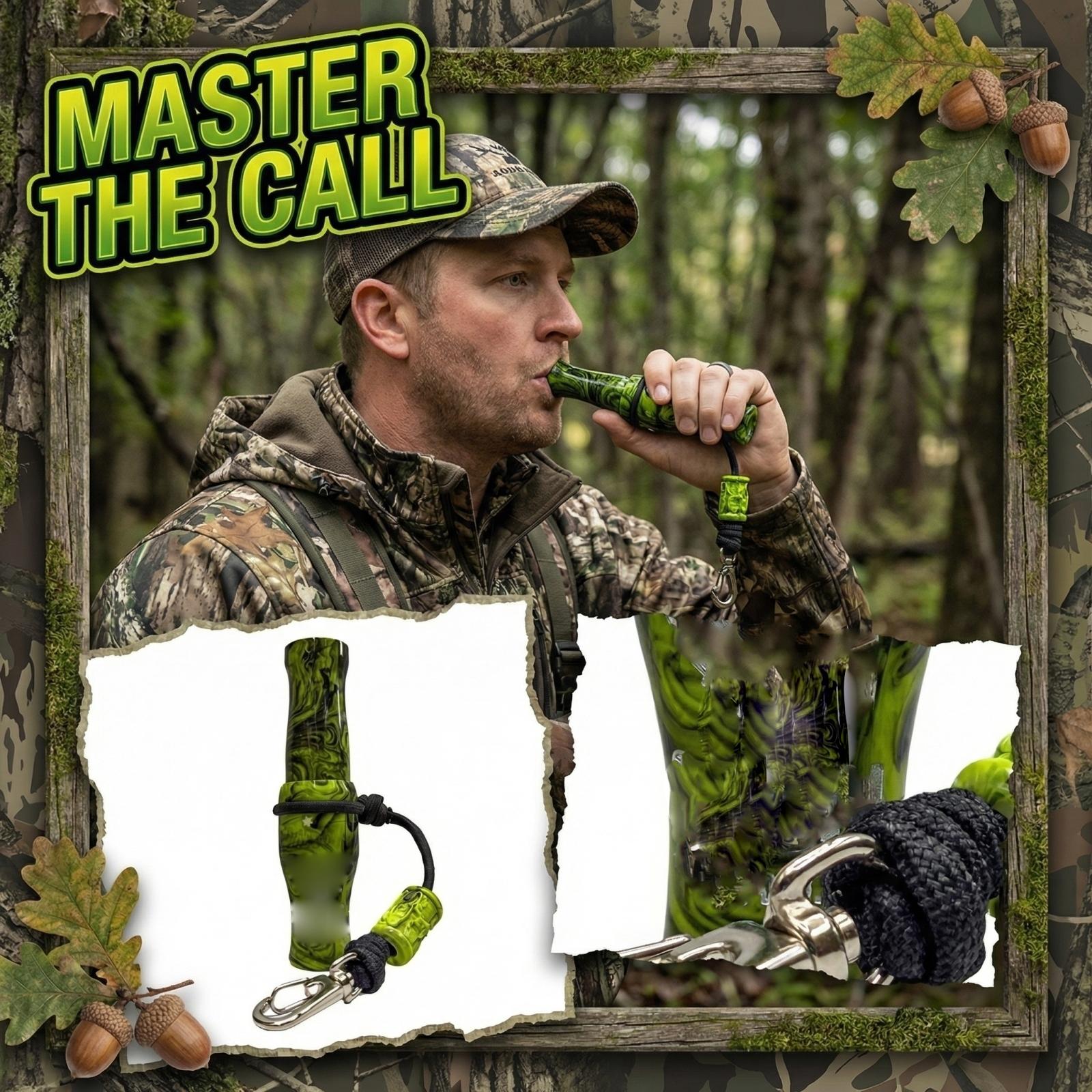 

Portable Hunting Noise Generator Animal Call Tool Resonant Effect Hunting Guide Whistle one size