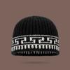 Tide brand ins blogger pullover knitted hat women's autumn and winter Korean version showing face small wool hat warm bucket basin hat