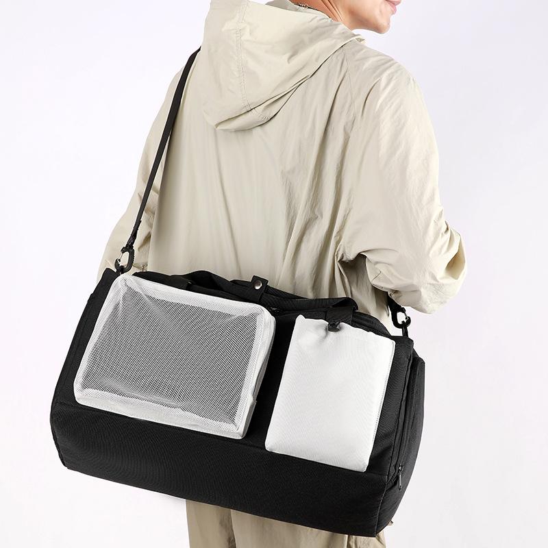 Premium fitness bag New large-capacity travel bag Dry and wet separation luggage bag Business trip boarding labor bag