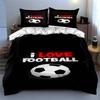 Bold football design. Bedding Duvet cover sets Duvet covers Pillowcases gifts (1 * Duvet Cover 2 * Pillowcases, without duvet insert)