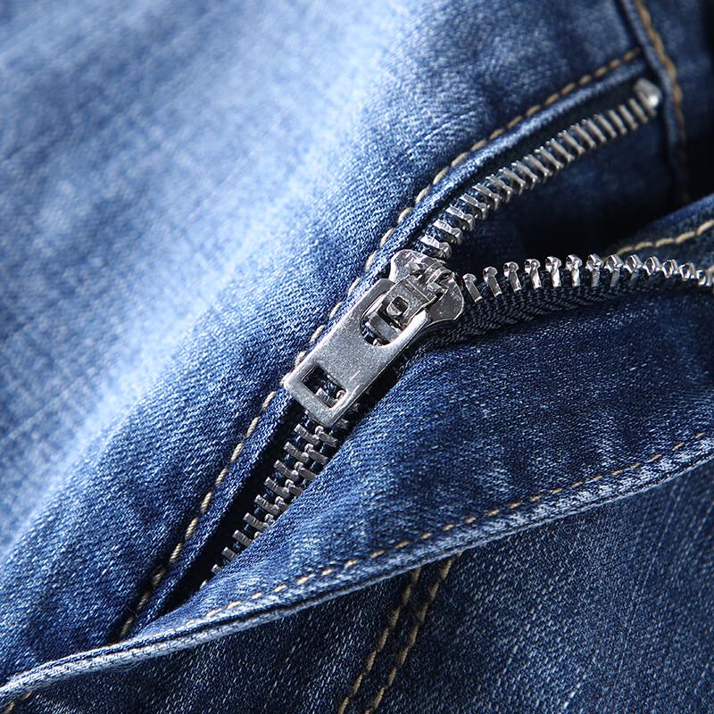 JOW Men's Classic Slim Fit Straight Leg Jeans