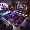 1PC Custom Name Day Dead Celebration Theme Floor Mat Ideal for Living Room, Game Rooms, Office, Bedroom,Floor Mat Playful Design