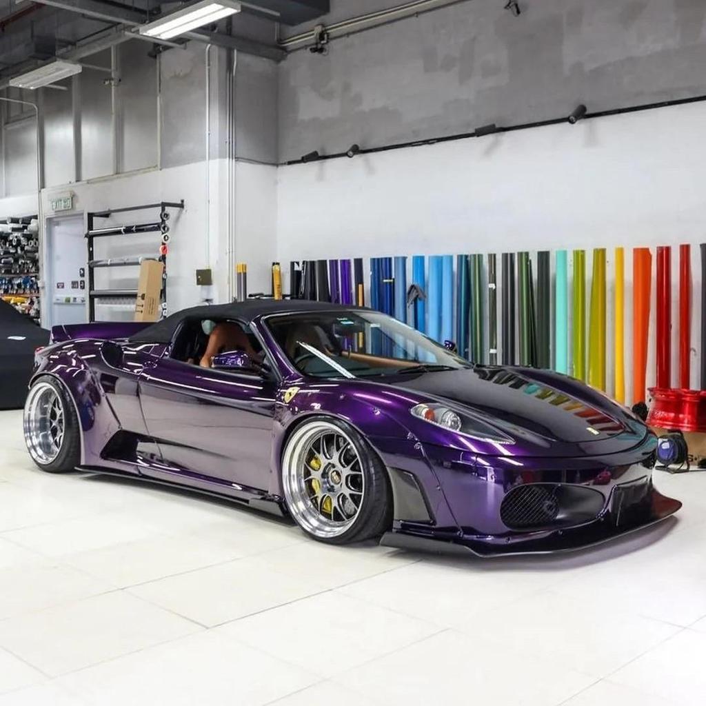 Midnight Purple High Gloss PET Paint Protection Film for Full Car Body