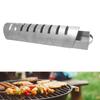 Edelstähle Räucherbox BBQ Kochen Räuchergenerator BBQ Grill Smokerbox Rohr Grillzubehör Einfach zu bedienen