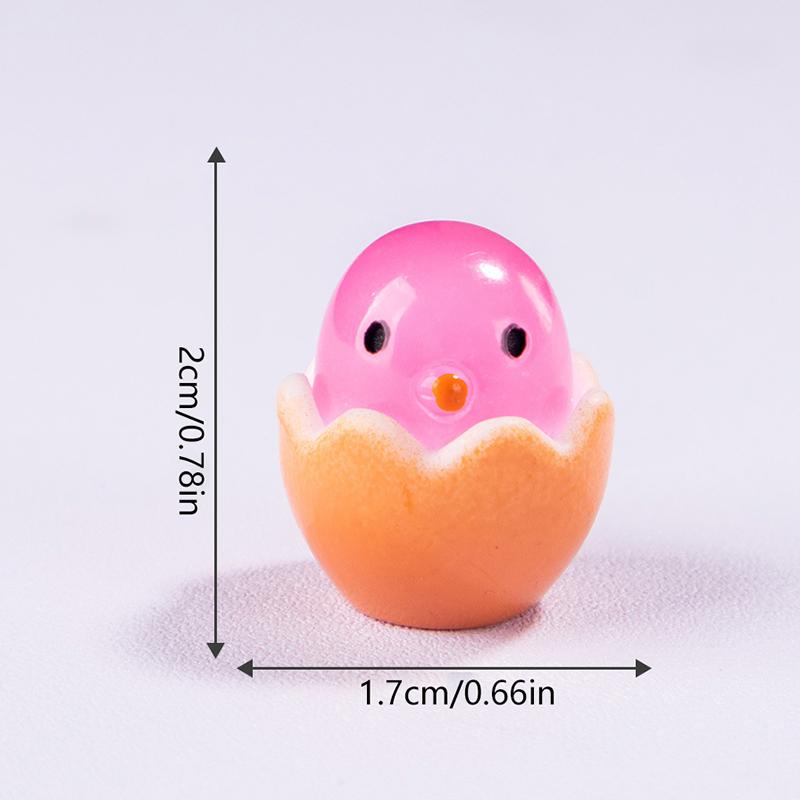 Broken Eggshell Chicks Luminous Diy Resin Accessories Cream Plastic Mobile Phone Case Nightlight Ornaments Small Gifts