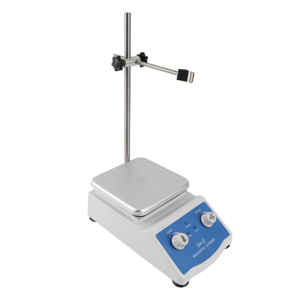 Magnetic Stirrer 2000ml 300 to 2600r min Constant Temperature Magnetic Stirrer Heating Plate with Stir Bar for Food