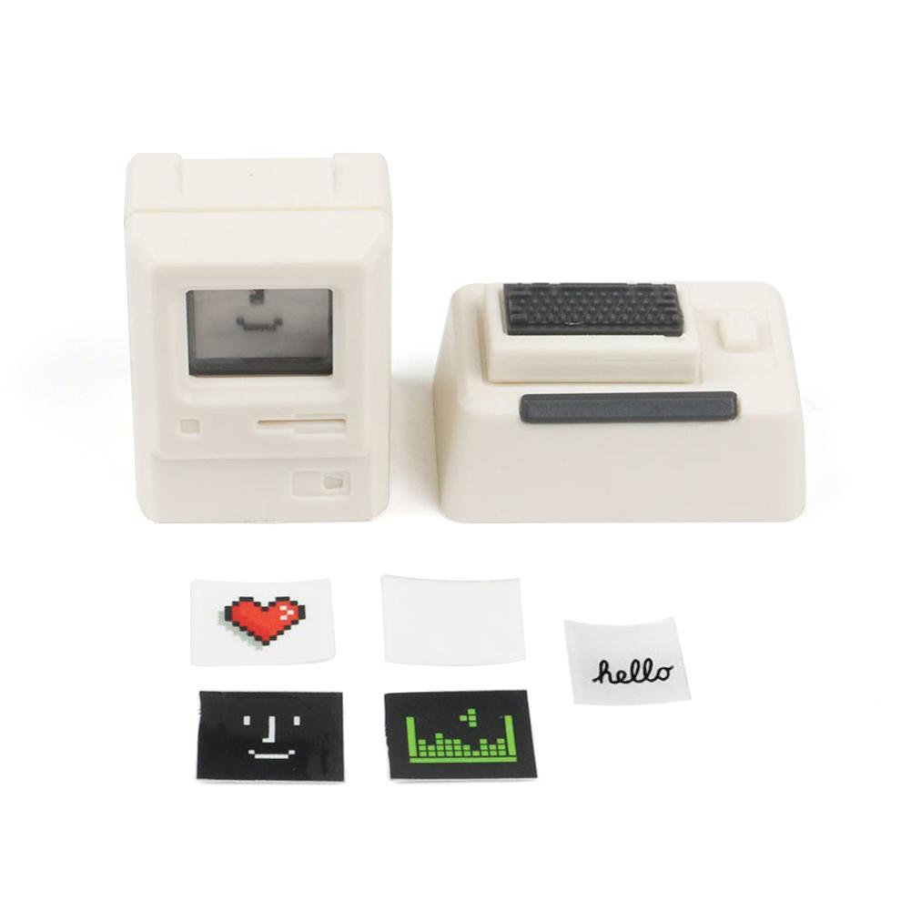 K-04 Keyboard Keycaps 3 In 1 Replacement for Mechanical Keyboard Keycap Retro Game Console Keycaps Cute Transparent Key Cap Suit