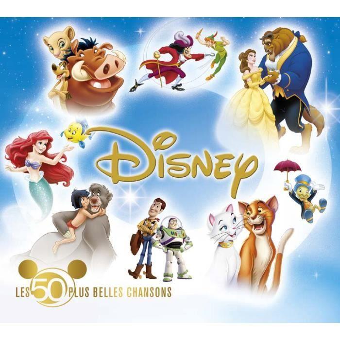 Cd - disney - le 50 canzoni più belle - bambini - musica - album